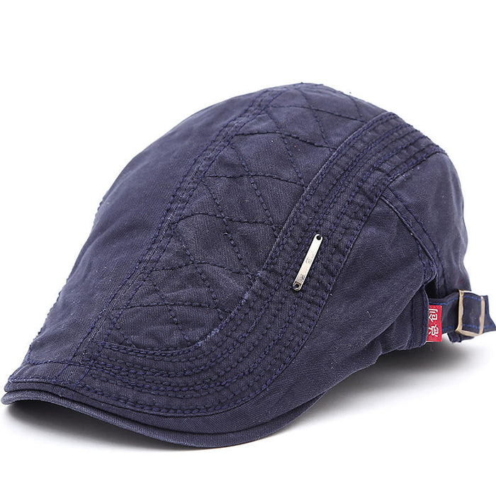 Alarion | Quiltad flat cap för vardagen