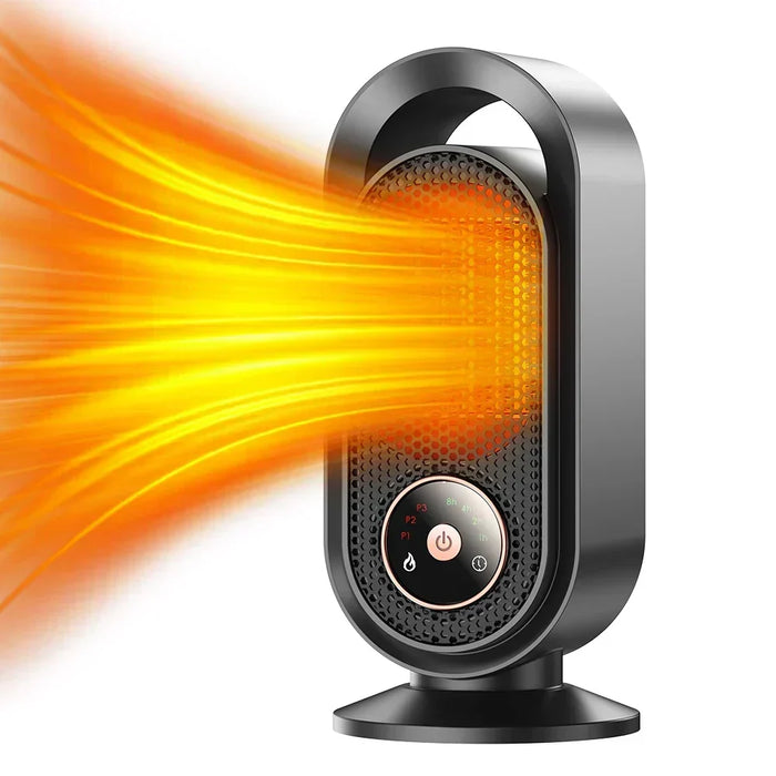 WarmBreeze Mini Heater – Bærbar 1000W vifteovn for skrivebord og rom