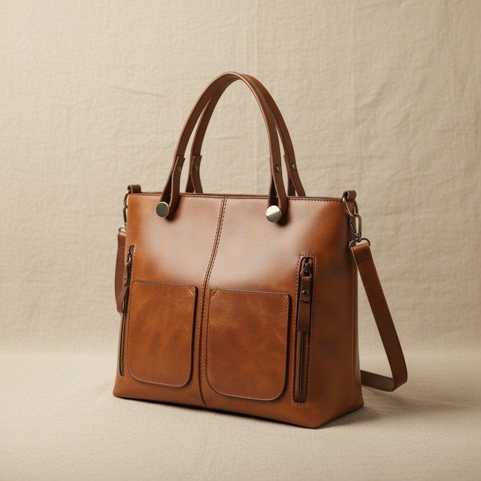 Maya | Elegante Schultertasche mit Taschen