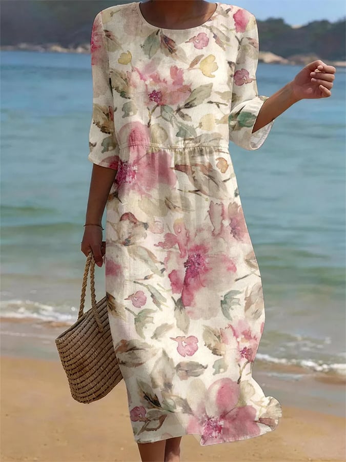 Kylie | Elegancka sukienka we wzory