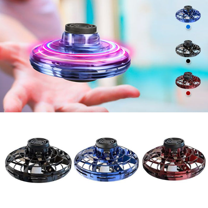Mini-Fingerspitzen-Gyro-Drohnenspielzeug mit LED-Lichtern, Drehflieger