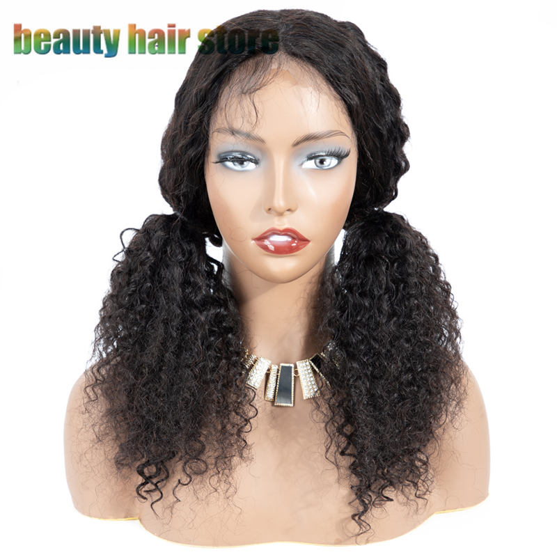 Brazilian Kinky Curly Lace Front Human Hair Wig, 150% Density