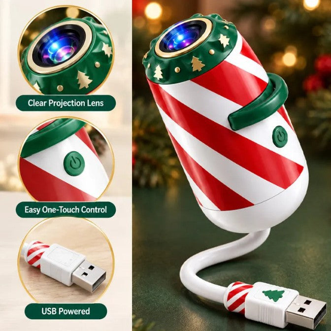 Merry Christmas Car Projector Light with Festive Patterns