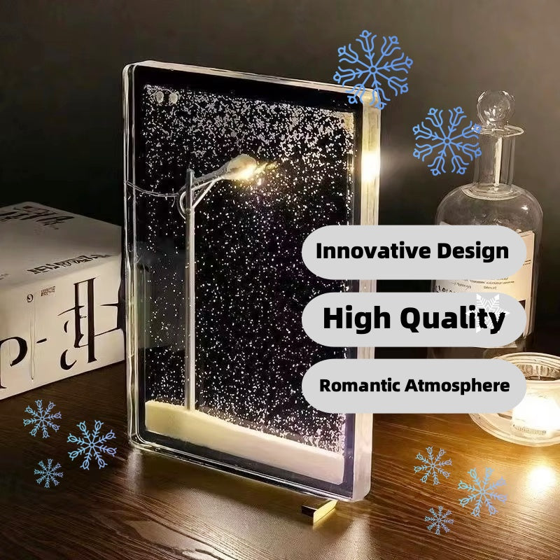 Magic Snowy Street Night Light DIY Christmas Village Ornament