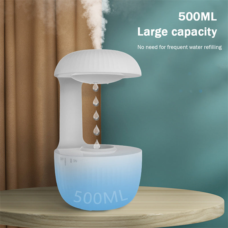 Anti-Gravity Levitating Water Drop Humidifier, Quiet Cool Mist