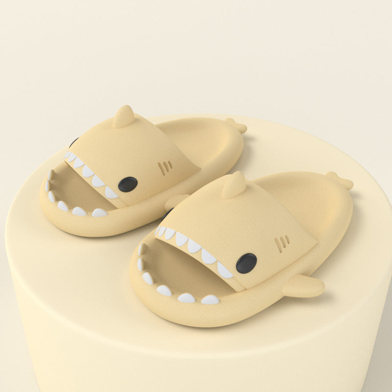 Cartoon Shark Slippers For Women And Men, Soft Indoor Outdoor