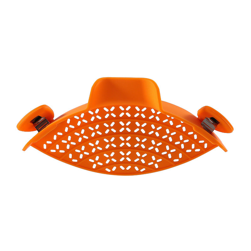 Silicone Pot Side Drain Stopper for Easy Kitchen Straining