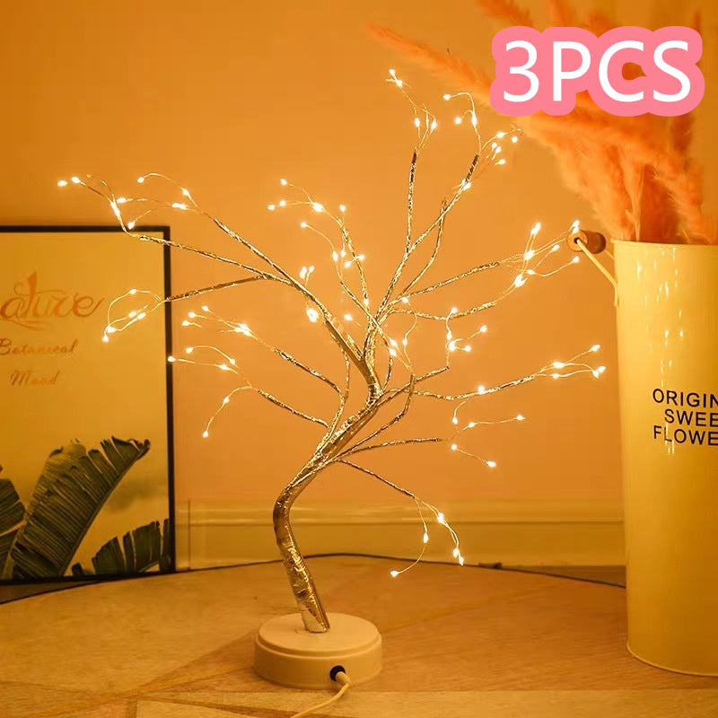 LED Copper Wire Fairy Lights for Bedroom, Warm Rice Grain and Round Styles