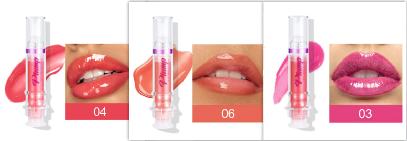Glossy Tube Lip Gloss, Rich Colour Mirror Finish Liquid