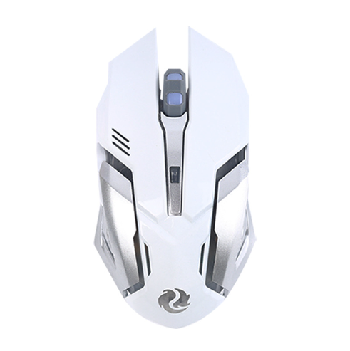Silent Wireless Gaming Mouse with Rechargeable Battery