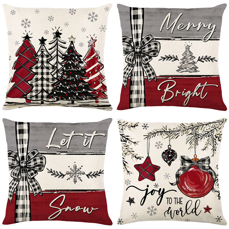 Merry Christmas Cushion Covers for Sofa and Home Decor