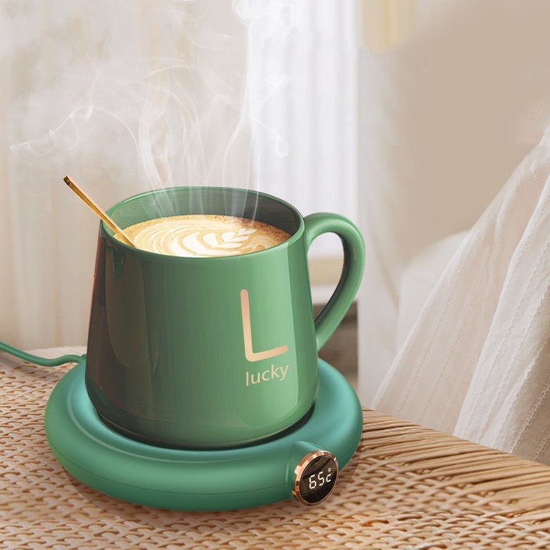 Smart Heated Coffee Mug Warmer Coaster With Auto Shut-Off