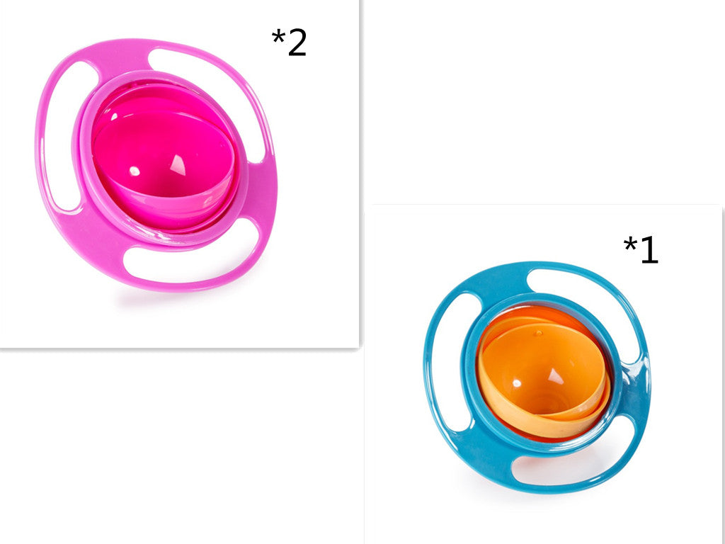 360 Rotating Spill-Proof Kids Bowl That Is Dishwasher Safe