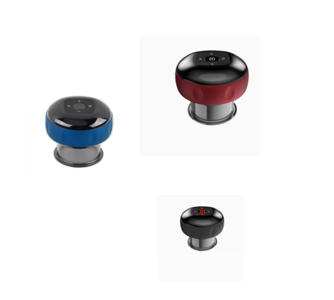 Electric Vacuum Cupping Body Massager With 12 Speeds, USB Charging