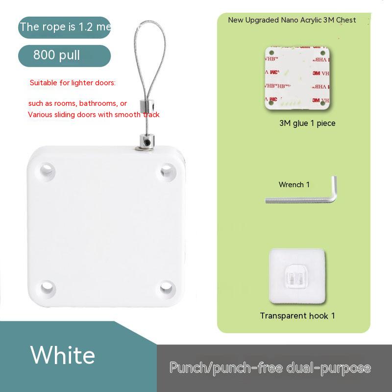 Punch-Free Automatic Door Closer For Glass And Sliding Doors