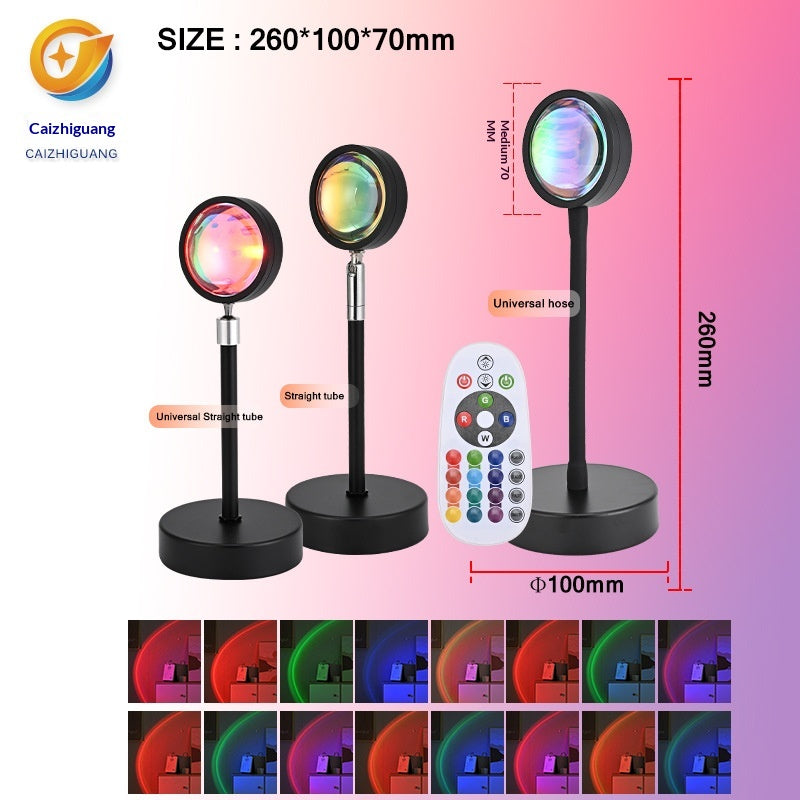 Sunset Projection Lamp Night Light for Wall Decoration, 20 Styles