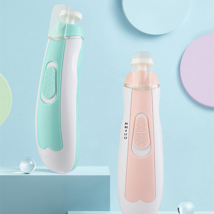 Electric Baby Nail Clipper Set, Anti-Pinch Newborn Nail Care Kit