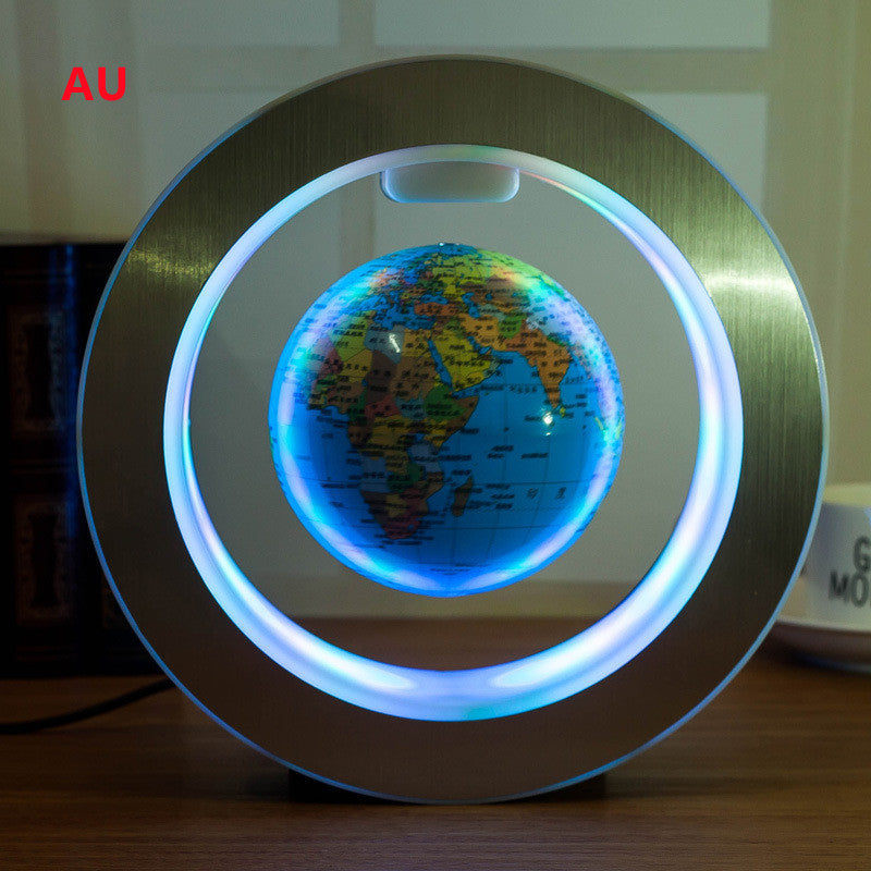 Levitating LED World Map Globe With Magnetic Floating Display