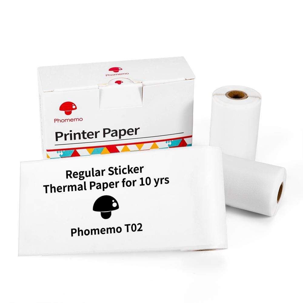Portable Mini Bluetooth Thermal Label Printer, Inkless Printing