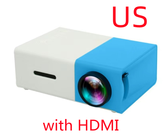 Mini HD LED Home Cinema Projector with HDMI and USB Audio