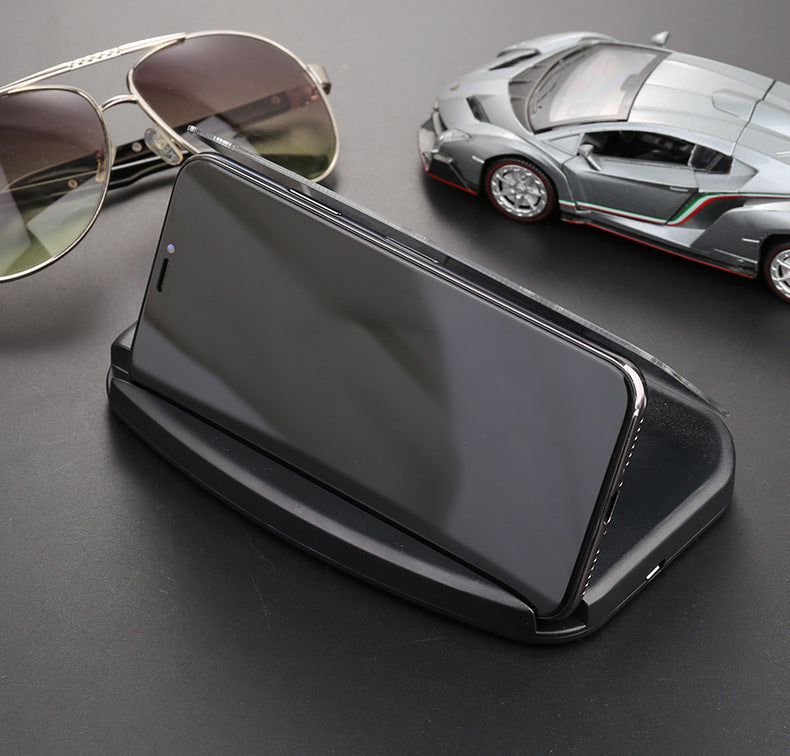 Smartphone Heads Up Display for Driving with Wireless Charging