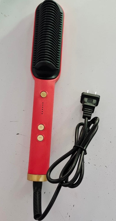2 In 1 Hair Straightener Comb With Negative Ion And Curling