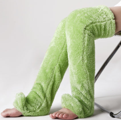 Over Knee Fuzzy Long Socks For Winter Home And Sleeping