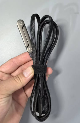 Foldable 2-in-1 Fast Charging Cable With Phone Stand Holder
