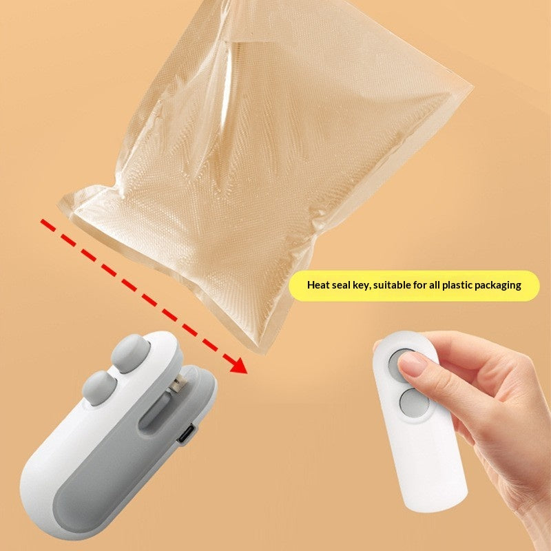 Mini 2-in-1 USB Bag Sealer and Opener For Snacks