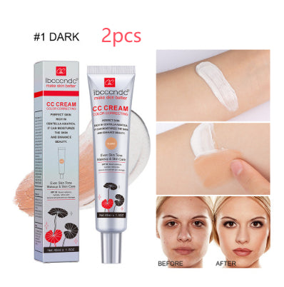 Moisturising Colour Correcting CC Cream, Waterproof Concealer