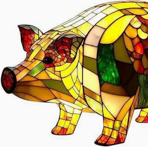 3D Animal Table Lamp With Colourful Light, Vintage Night Light