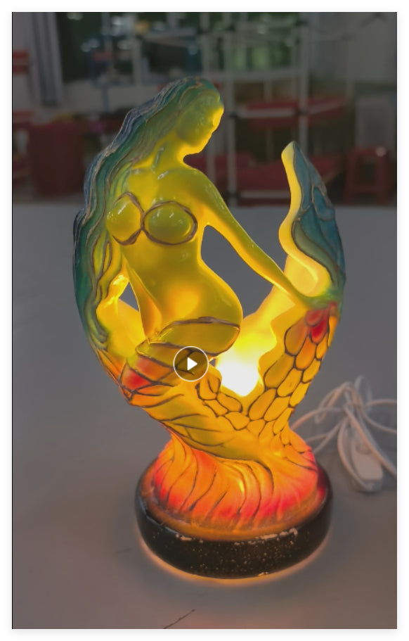 3D Animal Table Lamp With Colourful Light, Vintage Night Light