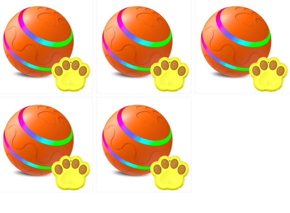 USB Rechargeable Smart Cat Ball Toy, Self-Rotating Interactive Play