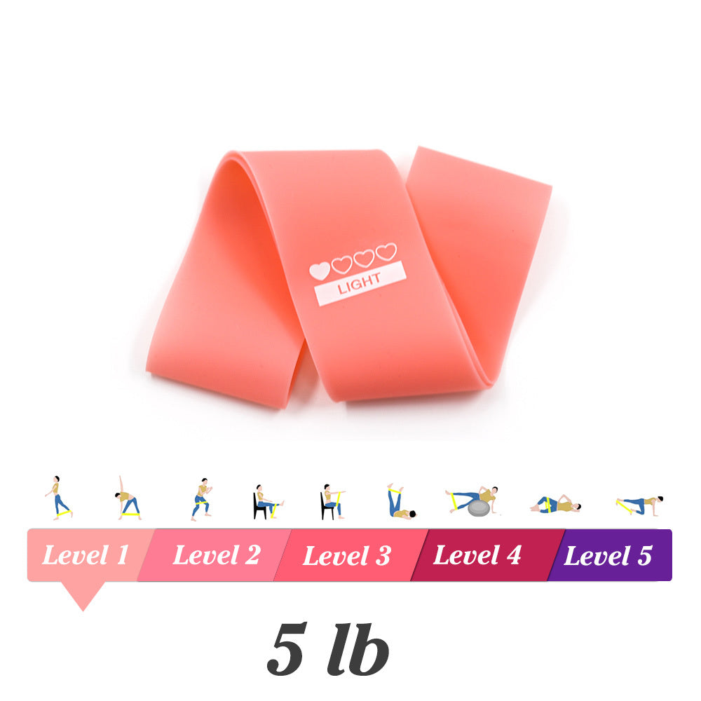Yoga Resistance Rubber Bands for Pilates and Home Fitness