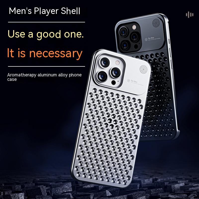 Aluminium Alloy Phone Case With Hollow Heat Dissipation