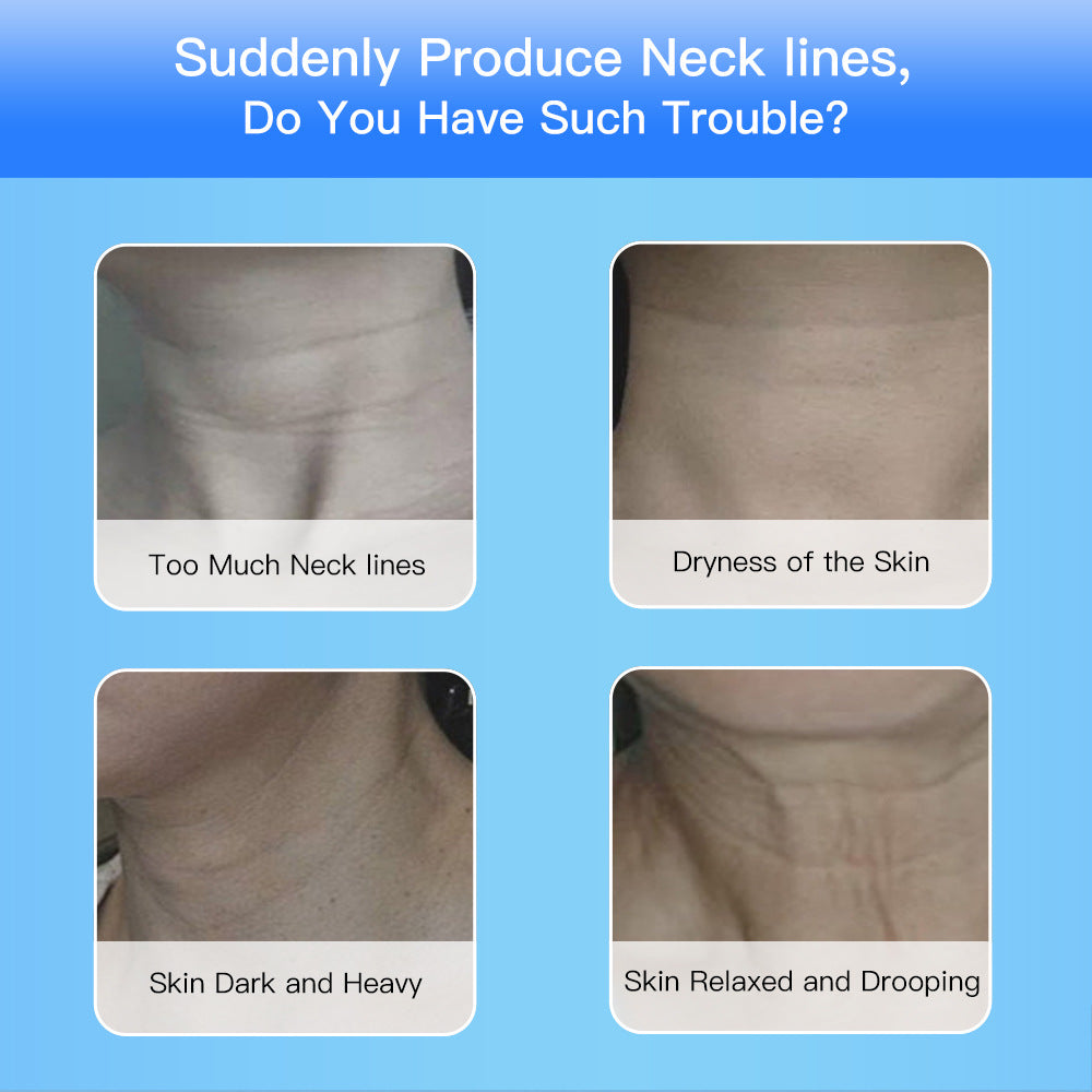 EMS Neck and Face Beauty Device with Three LED Light Colours
