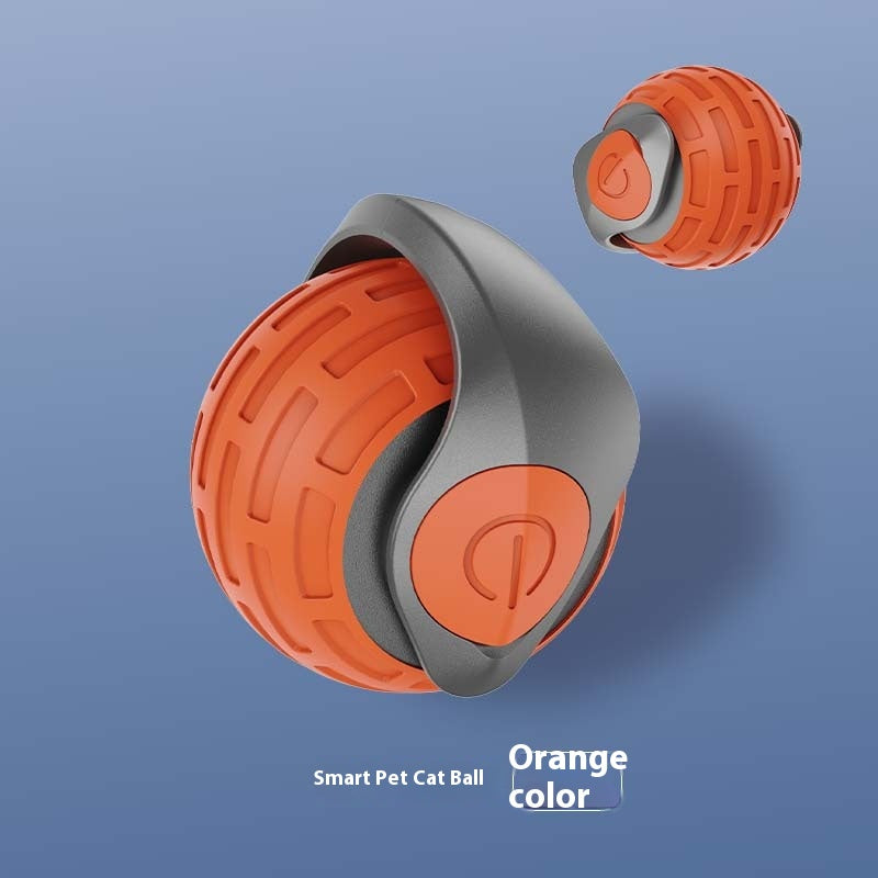 Interactive Electric Rolling Ball Cat Toy, USB Rechargeable