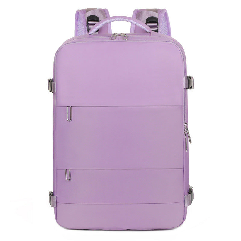Large Capacity Women's Travel Backpack With Dry And Wet Pocket