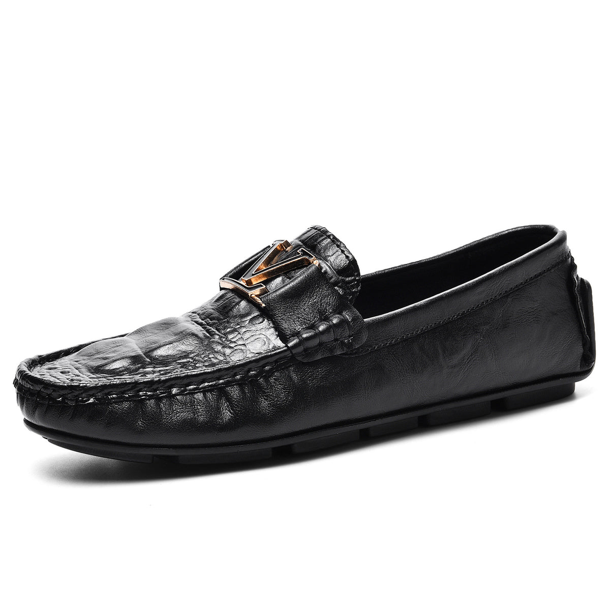 British-Style Men's Casual Genuine Leather Shoes
