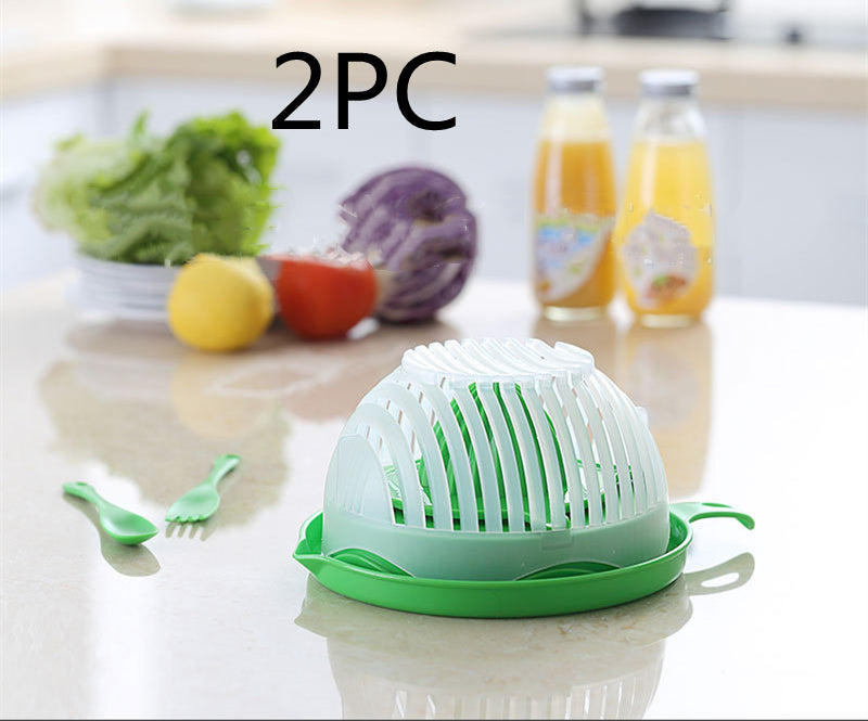 Creative Salad Cutter for Fruit and Vegetables, Easy Kitchen Prep
