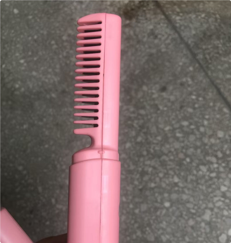 Professional Cordless Hair Straightener Comb, Fast Heating