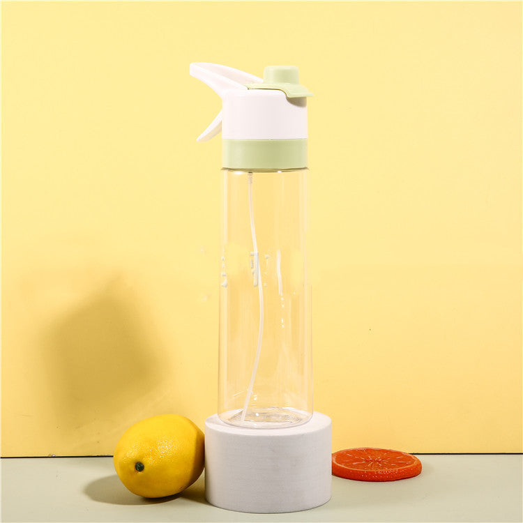 Spray Water Bottle With Handle Strap For Sport And Travel