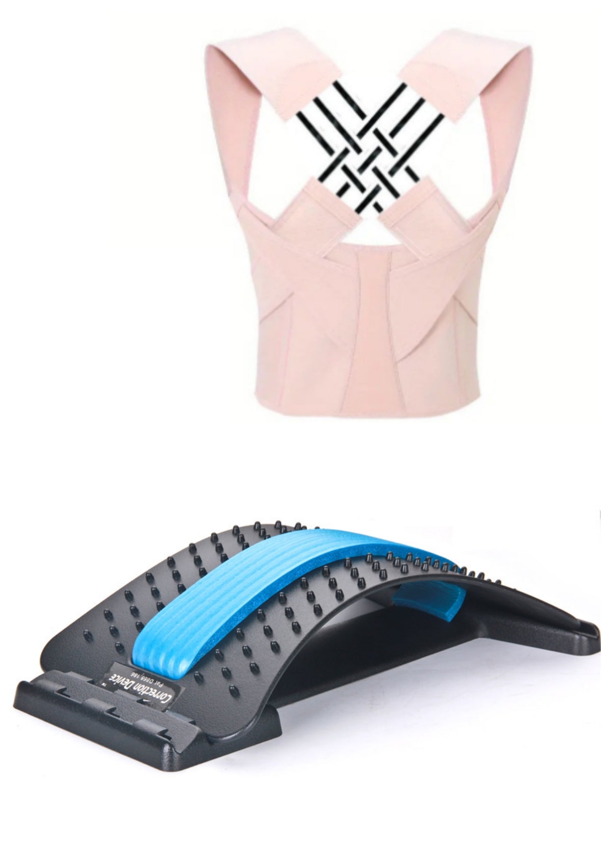 Unisex Chest Lift Posture Brace, Adjustable Back Support Strap