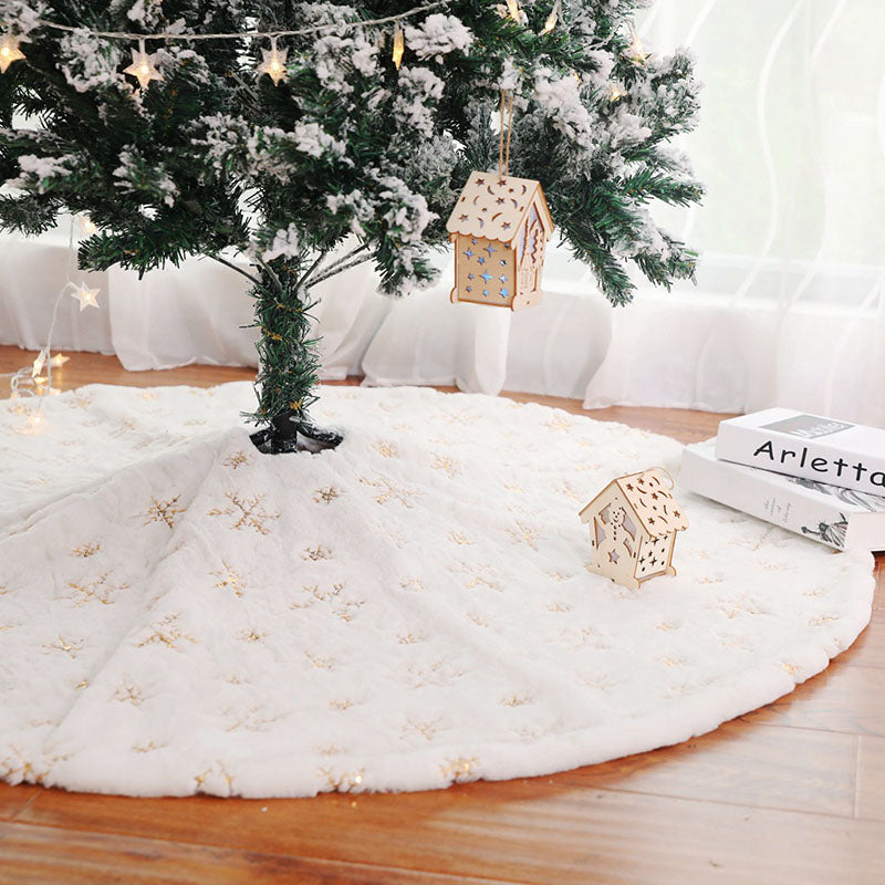 Christmas Tree Skirt in Silver Gold or Colourful Sequin Style