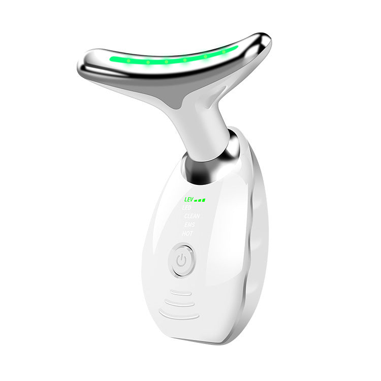 LED Neck and Face Massager Device with Colourful Light Modes