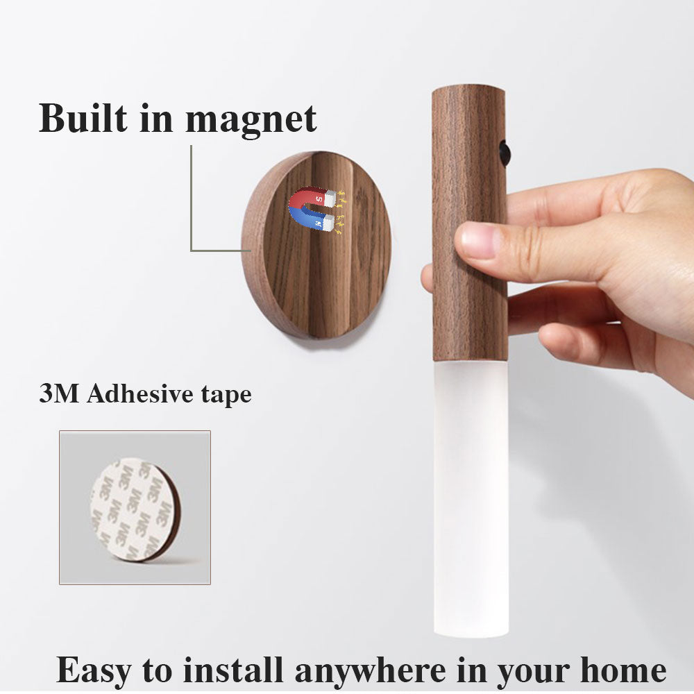 Magnetic Motion Sensor LED Night Light, USB Rechargeable