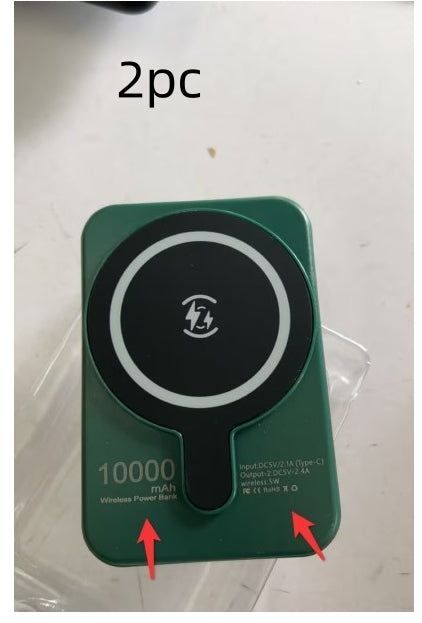 Mini Magnetic Wireless Power Bank 5000mAh with Fast Charging