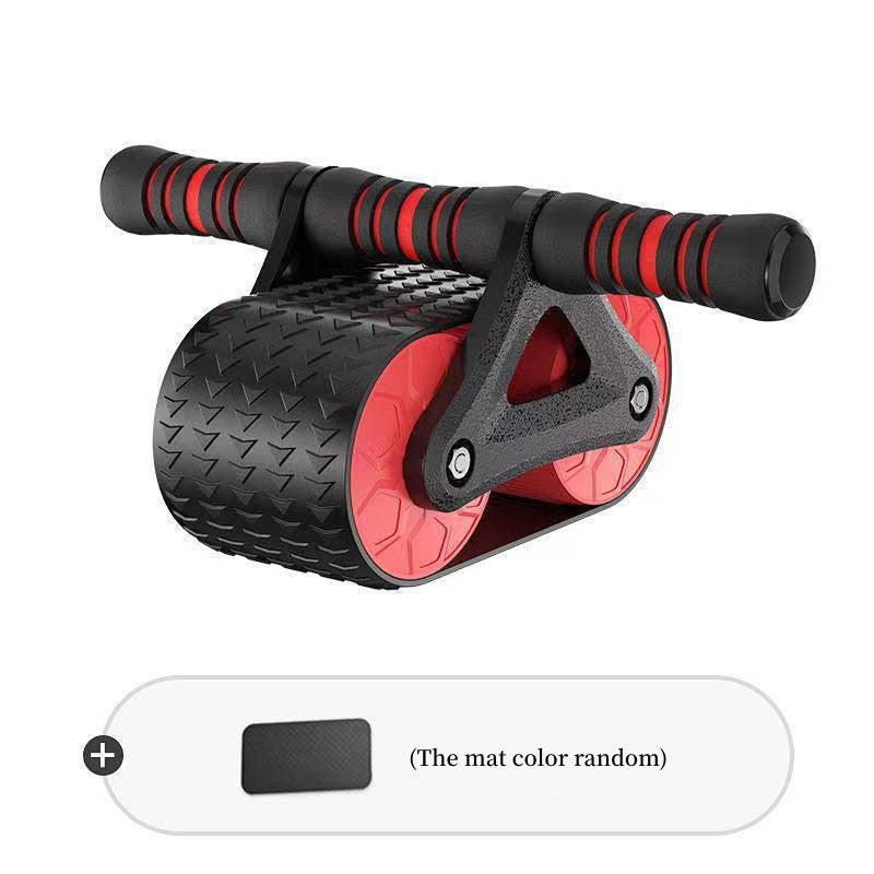 Double Wheel Ab Roller With Kneeling Pad For Home Workouts
