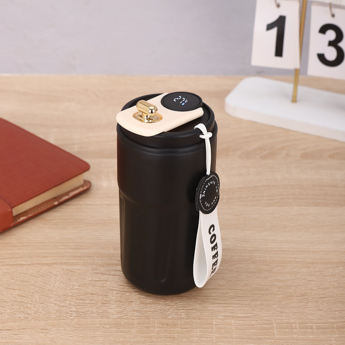 Smart Digital Insulated Bottle With Temperature Display, 450ml