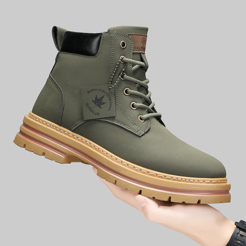 Men's Winter Workwear Boots In British Martin Style